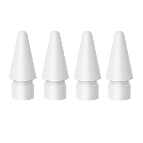 MYAYD 4 puntas de lápiz compatibles con Apple Pencil 1ª y 2ª Generación, accesorios puntas de repuesto para Apple Pencil – blanco