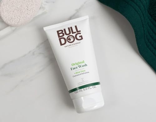 Bulldog Natural Skincare Original Face Wash For Men, 5 Oz (1 Pack)