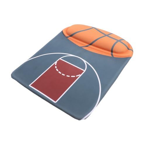 Happyyami Alfombrilla De Ratón De Silicona 3D Modelo De Baloncesto Mini Alfombrilla De Ratón para Ordenador Soporte para Muñeca Alfombrilla para Ratón para Juegos Alfombrilla para