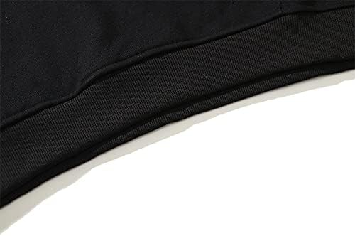 Miniatura 6 de Uiwuqh Drew Hoodie Embroidered Letters Crew Neck Pullover Long Sleeve Sweatshirt Hip Pop Casual Trend Hoodies