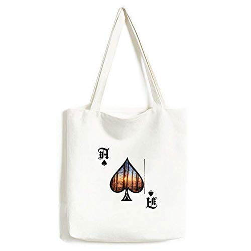 Sac à main poker spade dark forestry pour les sorties nature