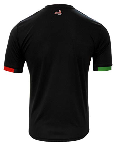 Jersey Mexico Camaroneros de Nayarit 100% Polyester BlackGrey Made in Mexico miniatura 3