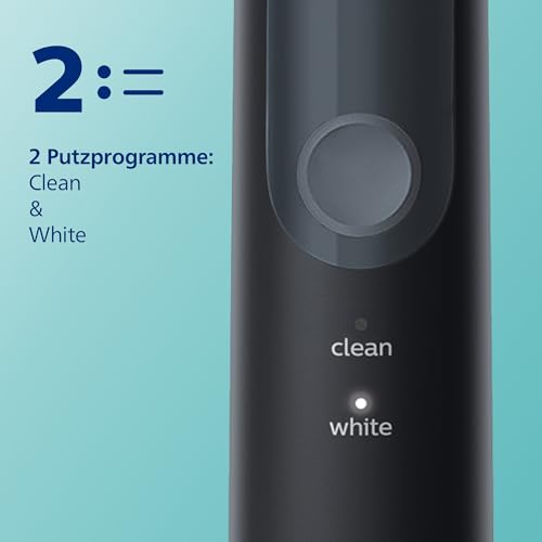 Philips Sonicare ProtectiveClean 4500 elektrische Zahnbürste, Schallzahnbürste mit 2 Putzmodi, Clean und White, Drucksensor, Timer, Schwarz, Modell HX6830/44 – Bild 7