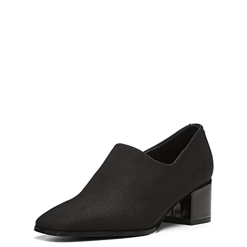 Donald Pliner KEESA Mid Heel Pump – Stretch Fabric Shoes Dress, Booties, Ankle Boots for Women, Black, 5.5