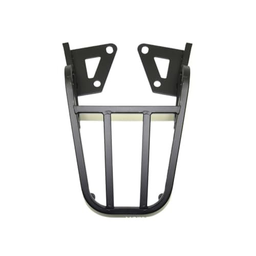 Porte-bagages arrière de moto universel noir avec support de chargement rigide pour top case