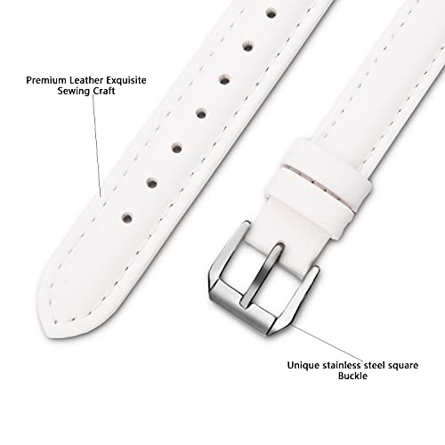 SEURE Leather Band Compatible with Apple Watch Strap 38mm 40mm 41mm 42mm 44mm 45mm,Women Men slim soft Bracelet Wristband for Series 8/7/6/5/4/3/2/1/SE - Image 4