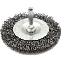 Superior Pads and Abrasives S1858 1-1/2-Inch Wire Wheel 1/4-Inch Shank - Coarse Crimped Wire 4500 RPM