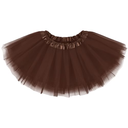 Brown Tutu Womens Brown Tulle Skirt for Women Tulle Tutus Adult Tutus for Women Plus Size Tutu Skirt Short Pirate Skirts