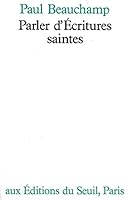 Parler d'Ecritures saintes 2020098172 Book Cover