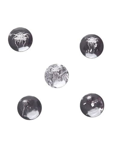 Image of Darkthrone Badge/button Old Star Set of 5 Multicolours