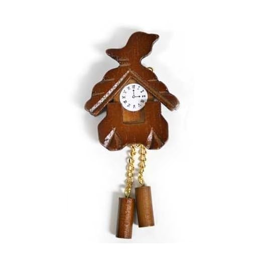 Miniature Realistic Look Cuckoo Clock Inspired By a Genuine Black Forest Clock