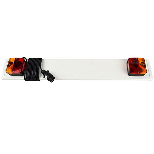 AB Tools Lighting Board 3FT Trailer/Caravan Towing Lamp Board with Bulbs
