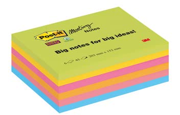 Notes adhésives rectangulaires 3M contre le désordre pour retrouver vos mémos