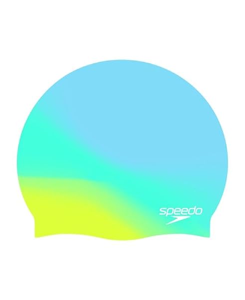 Speedo Junior Multi Silicone czepek kąpielowy dla dzieci, uniseks, niebieski, jeden rozmiar