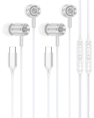 iPhone 17 USB C �w�b�h�t�H�� �L���A�}�C�N�t���C���z�� 2�p�b�N iPhone 17 Air 16 15 Pro Max�p Type C �C���C���[�w�b�h�z�� �}�C�N�t�� USBC �C���z�� �L�� Samsung Galaxy S25 S