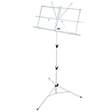 KC キョーリツ 譜面台 軽量スチール製 折りたたみ式 MS-200J/WH ホワイト (ソフトケース付属)