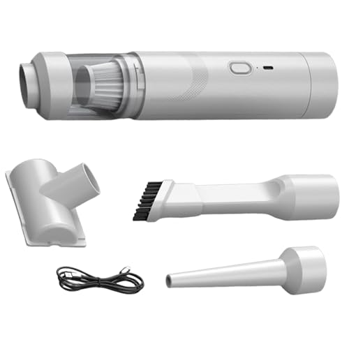 車用掃除機 ハンディ掃除機車用 ハンディクリーナー コードレス 小型 車内 家庭 業務 TYPE-C充電式 11000Pa ホワイト