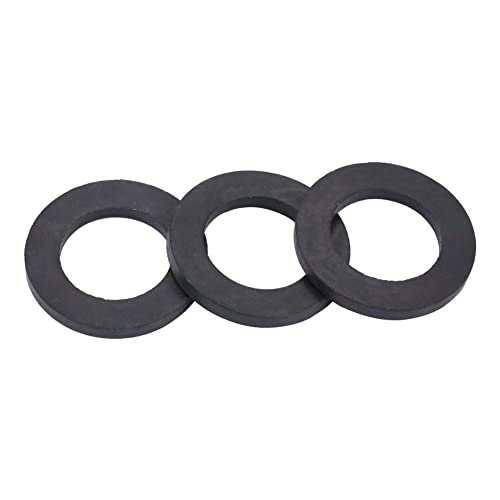 12 stücke Flache Gummi Unterlegscheiben Gummi Dichtungen Wasser Rohrverbinder Ersatz für Wasserhähne und Duschkopf (3/4 Zoll)