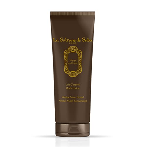 La Sultane de Saba - Loción Corporal Seda de sándalo ámbar almizcle, 200ml - Viajar en el oriente Cover