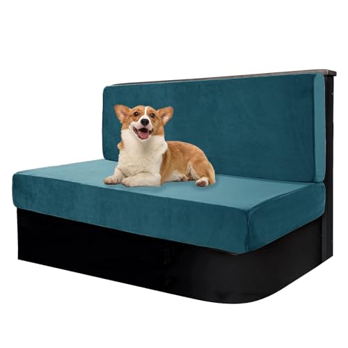 Fundas elásticas de terciopelo antiusura para proteger el asiento y respaldo de sofás y bancos
