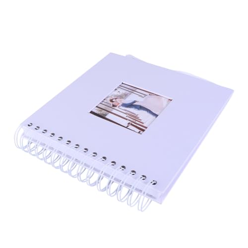 HOODANCOS 8 Wedding Photo Album with Bow DIY Picture Collector for Family Travel Graduation More Simple Slip Method for Easy Use Elegant Craftsmanship