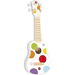 Janod Confetti Children’s Ukulele – Ages 3+ – J07597 - Les Beatles, Paul McCartney, John Lennon, RIngo Starr, George Harrison