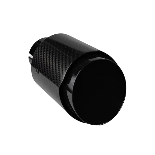 Embout échappement universel carbone brillant 66-101mm pour canule auto