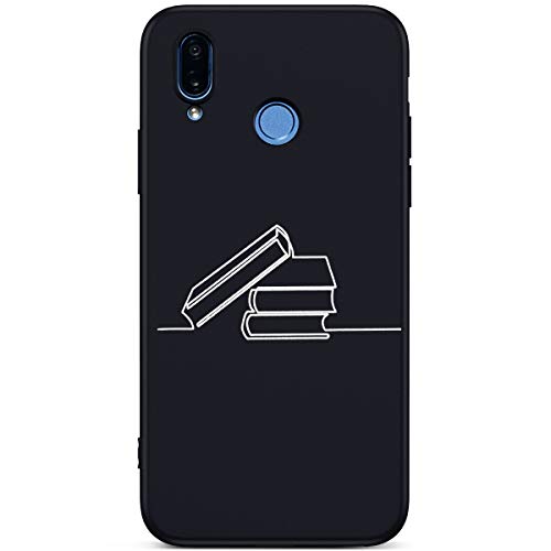 JCKHM Compatible with Huawei Honor Play Silicone Case Cover Fashion Matte TPU Silicone Soft Cover Protective Cover Livre