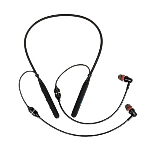 Sanxir Air Tube Bluetooth Headphones, Anti-Radiation Air Tube Headset with Low EMF Chip for Extended Use, Zero Worry Air Conduction Earbuds. (Black)