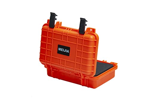 Meijia Portable All Weather Ip67 Waterproof Protective Hard Case, Small Camera Case,Dry Case With Customizable Foam,Fit Use Of Drones, Camera,Equipments, 11.65 ”X8.35”X3.78”(Orange) #TOP2