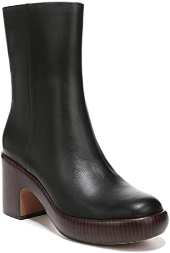 Vince Womens Nicco Clog Mid Calf Boot Black Leather 7 M | Image 1
