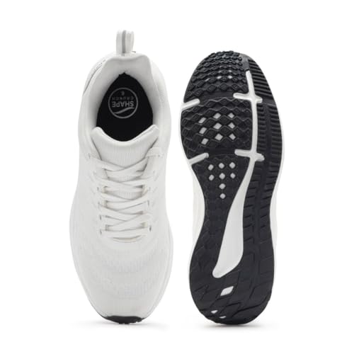 SHAPECRUNCH Men's Arch Support Shoes White - Image 6