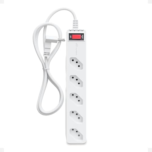 Clamper Energia 5 Tomadas Branco Menor preço em Clamper Energia 5 Tomadas Branco