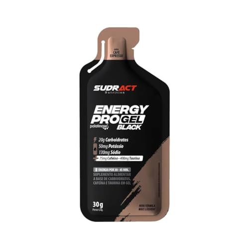 Gel Carboidrato Energy Pro Gel Sudract Black Café Expresso Cx 10 Un