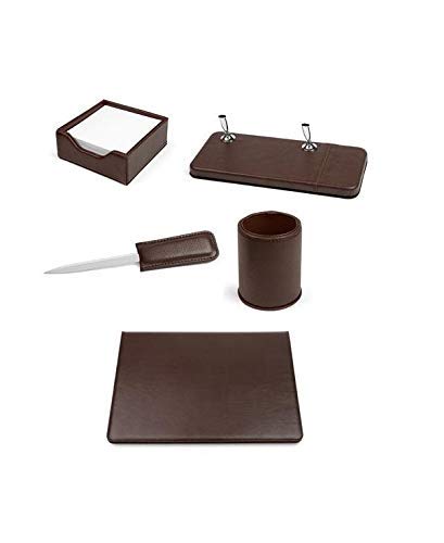 Niji Set Scrivania Vip 5pz Marrone