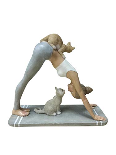 Yoga Pose Skulptur - Meditationsfigur Für Wohnzimmer & Yogaraum