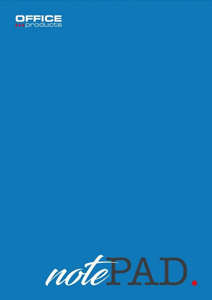 OFFICER PRODUCTS Notepad A4 Squared/Pack of 10-10 Pieces / 100 Sheets / 200 Pages/Letter Pad Notepad Paper Pad/for School and Office/Glued Top