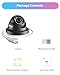 ZOSI 5MP Add-on PoE Security IP Camera Outdoor Indoor, (2880 x 1620) 3K HD Weatherproof Dome Surveillance Camera with 80ft Night Vision, 24pcs LEDs, 95°View Angle (Only Work PoE NVR)