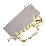 Toyvian Trompette Clairon Pour Orchestre Militaire Instrument à Vent Facile à Transporte...