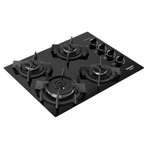 Cooktop Itatiaia Itaplus 4 Bocas Vidro Preto Tripla Chama Bivolt (3700000492)