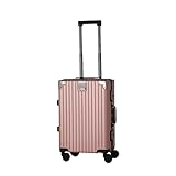 [fofo] 軽量！スーツケース キャリーケース 機内持ち込み 大型 旅行 (Sサイズ(40L/ 機内持込), ピンク)