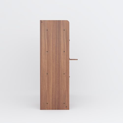 Image of Phoenix Engineered Wood Study Table with Storage (Leon Teak, 3-Door)