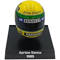 Casco de Fórmula 1 Compatible con Ayrton Senna #12 John Player