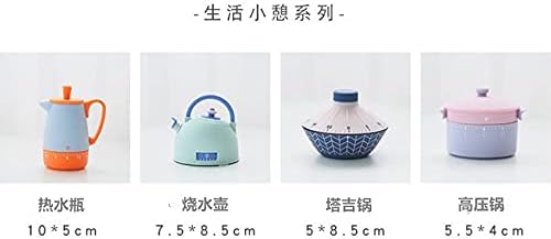 AFPSDLFJDLS キッチンタイマーノベルティガジェット、視覚的なカウントダウンで最大59分、食品、紅茶、卵、そしてジムのタイマ