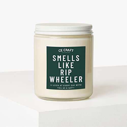 C&E Craft - Smells Like Rip Wheeler Candle - Flannel Pine Scented All Natural Soy Wax - Gift for Her - Girlfriend Gift - Yellowstone (16 oz)
