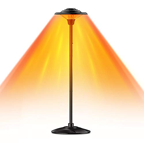 SOUTHEATIC Patio Heaters for Outdoor Use, Outdoor Infrared Heater Tip-over Protection, Electric Heaters for Outdoor Use, 750/1500W Outdoor Heaters for Patio