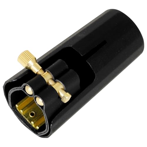 Altos サックス リガチャー マウスピース キャップ PU レザー サックス リガチャー ファスナー キャップ付き サックス アクセサリー