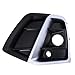 Dfuorty Car Foglight Lamp Bezel Cover Frame Front Left Driver Side Compatible for Audi Q5 SQ5 2021 2022 2023 2024 Replacement 80A807679AGCOX AU1038162 Fog Lamp Frame