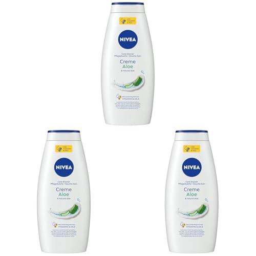 NIVEA Creme Aloe - Gel de ducha, 750 ml (Paquete de 3)