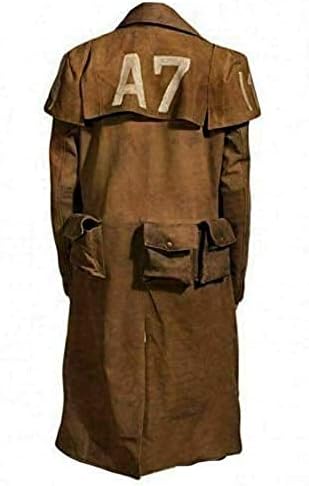 新型メンズラスベガスA 7老兵騎兵クラシック鎧コート-ロールプレイングレザーパーカー